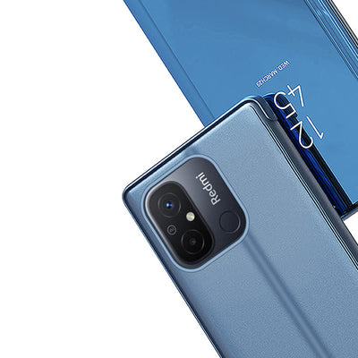 Clear View Case cover for Xiaomi Redmi 11A / Poco C55 / Redmi 12C flip case black — Hurtel