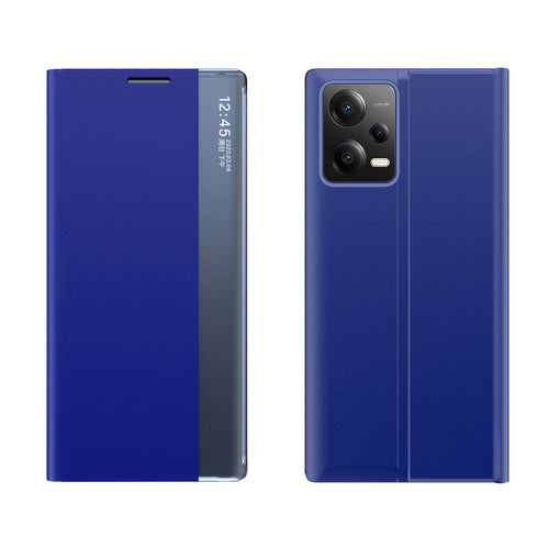 New Sleep Case Cover for Xiaomi Redmi Note 12 5G / Poco X5 5G Cover with Flip Stand Blue — Hurtel
