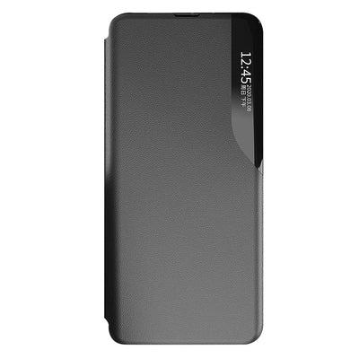 Eco Leather View Case cover for Samsung Galaxy A24 4G with a flip stand black — Hurtel
