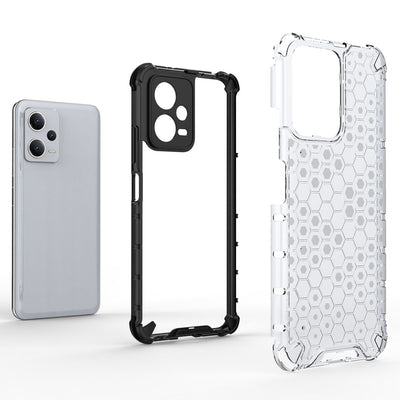 Honeycomb case for Xiaomi Redmi Note 12 5G / Poco X5 5G armored hybrid case blue — Hurtel