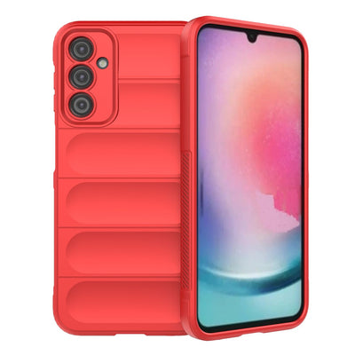 Magic Shield Case for Samsung Galaxy A24 4G flexible armored cover red — Hurtel