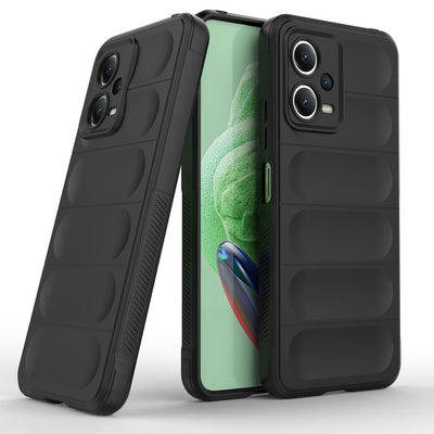 Magic Shield Case for Xiaomi Redmi Note 12 5G / Poco X5 5G Flexible Armor Cover Black — Hurtel