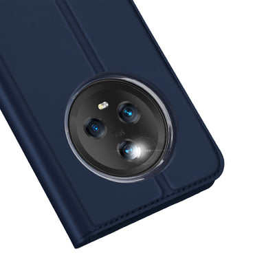 Dux Ducis Skin Pro Case for Honor Magic5 Flip Card Wallet Stand Blue