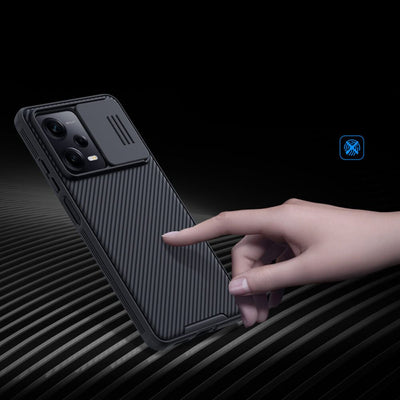 Nillkin CamShield Pro Case Case for Xiaomi Redmi Note 12 Pro / Poco X5 Pro 5G Cover with Camera Protector Black