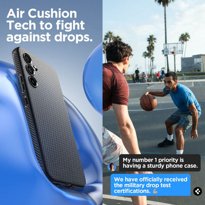 Spigen Liquid Air Case for Samsung Galaxy A54 5G - Matte Black