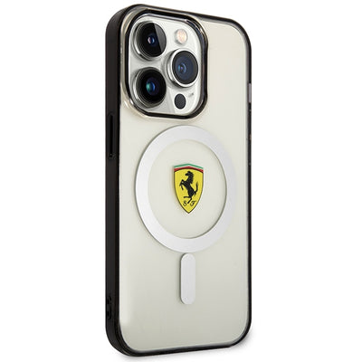 Ferrari FEHMP14LURKT iPhone 14 Pro 6.1" clear/transparent hardcase Outline Magsafe