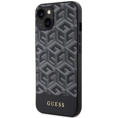 Guess GUHMP14SHGCFSEK iPhone 14 6.1" black/black hardcase GCube Stripes MagSafe