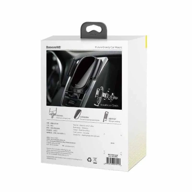 Baseus Future Gravity Car Mount Gravitational car holder (black) - Product Image 8