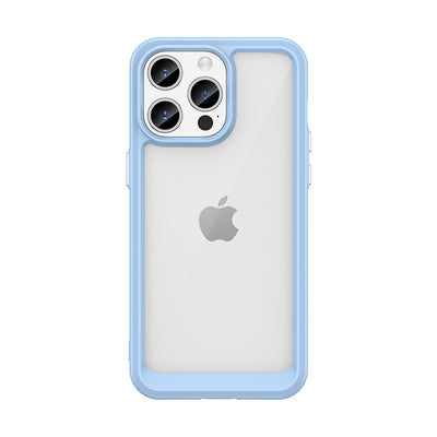 iPhone 15 Pro Max Outer Space Reinforced Case with Flexible Frame - Blue — Hurtel