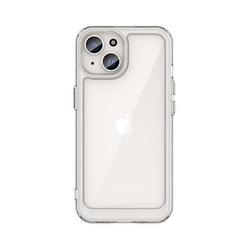 iPhone 15 Plus Outer Space reinforced case with flexible frame - transparent — Hurtel