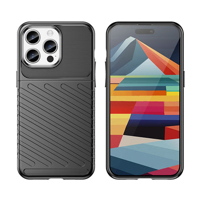 Armored iPhone 15 Pro Max Thunder Case - black — Hurtel
