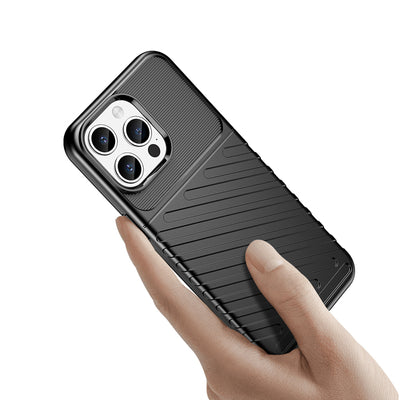 Armored iPhone 15 Pro Max Thunder Case - black — Hurtel