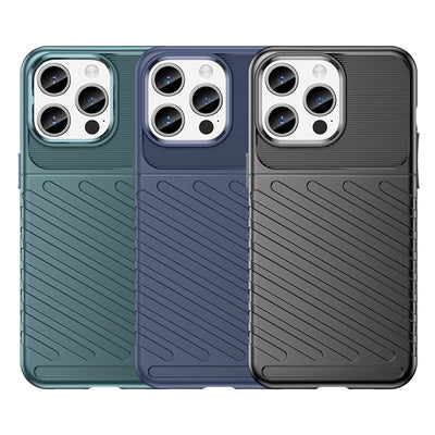 Armored iPhone 15 Pro Max Thunder Case - black — Hurtel