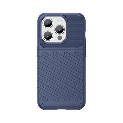 Armored iPhone 15 Pro Thunder Case - blue — Hurtel