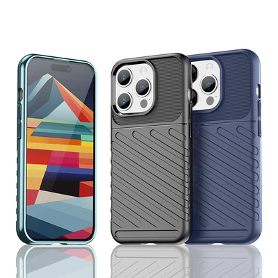 Armored iPhone 15 Pro Thunder Case - black — Hurtel