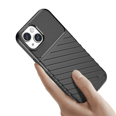 Armored iPhone 15 Plus Thunder Case - blue — Hurtel