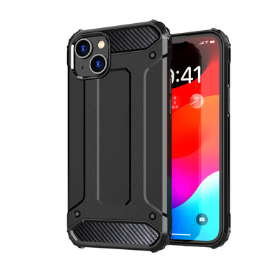 iPhone 15 Plus Hybrid Armor case - black — Hurtel