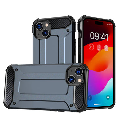 iPhone 15 Hybrid Armor case - blue — Hurtel