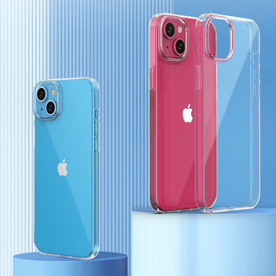 iPhone 15 Plus case from the Ultra Clear series in transparent color — Hurtel