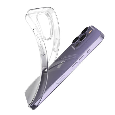 iPhone 15 Pro case from the Ultra Clear series in transparent color — Hurtel