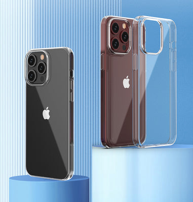 iPhone 15 Pro Max case from the Ultra Clear series in transparent color — Hurtel