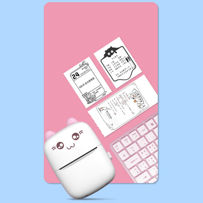 HURC9 Bluetooth Thermal Printer Mini Kitty with App - Pink — Hurtel