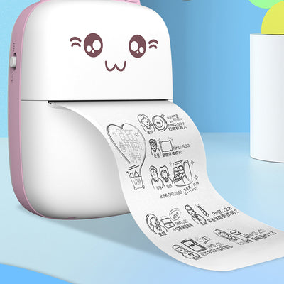 HURC9 Bluetooth Thermal Printer Mini Kitty with App - Pink — Hurtel