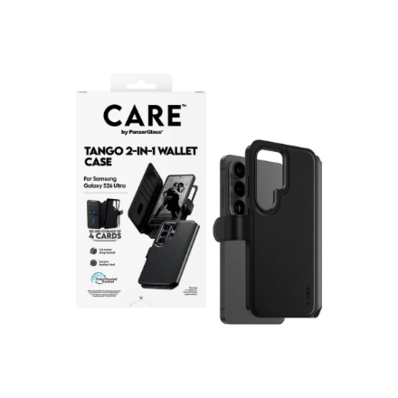 CARE by PanzerGlass Tango 2-in-1 Wallet Case w. Qi Samsung New Galaxy S26 Ultra | PanzerGlass