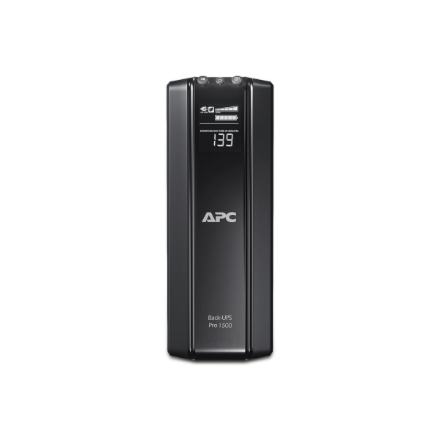 Schneider Electric APC Back-UPS Pro, Tower, 10x IEC C13 outlets, AVR, LCD, user-replaceable battery | BR1500GI | 1500 VA