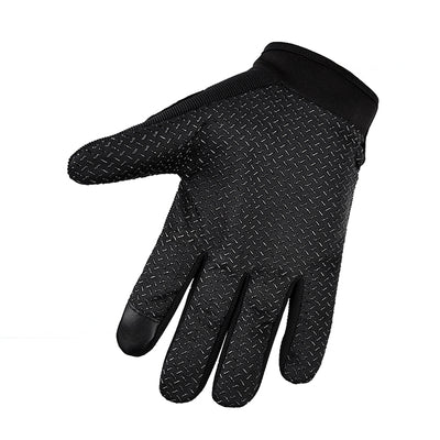Motorcycle phone gloves with knuckle protector – black — Hurtel