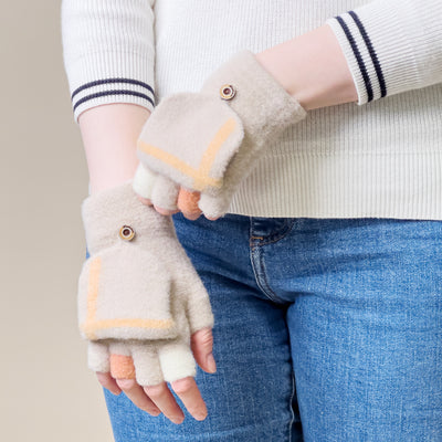 Women's/children's winter phone gloves - white — Hurtel