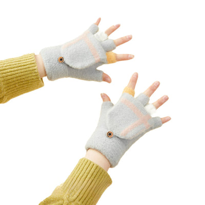 Women's/children's winter phone gloves - gray — Hurtel