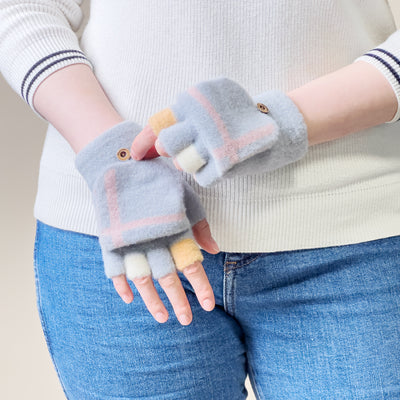 Women's/children's winter phone gloves - gray — Hurtel