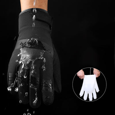 Insulated sports phone gloves (size XL) - black — Hurtel
