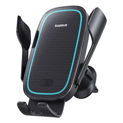 Baseus Milky Way Pro Series BS-CM023 car holder for air vent with 15W inductive charger - black