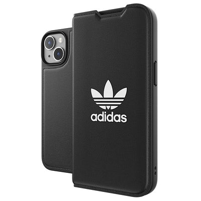 Adidas OR Booklet Case BASIC iPhone 14 6.1" black/black white 50181