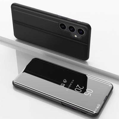 Hard flip case for Samsung Galaxy S23 FE Clear View Case - black — Hurtel