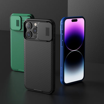 Nillkin CamShield Pro Magnetic Case for iPhone 15 Pro Max with Camera Protector - Green