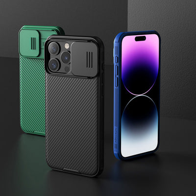 Nillkin CamShield Pro Magnetic Case for iPhone 15 Plus with Camera Protector - Blue