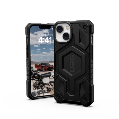 UAG Monarch MagSafe case for iPhone 14 Plus - black kvlar