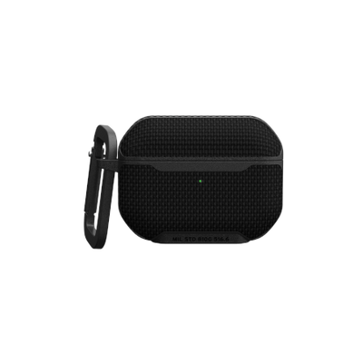 UAG Metropolis case for AirPods Pro 2 with carabiner - black