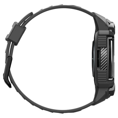 Spigen Rugged Armor Pro Case with Strap for Samsung Galaxy Watch 6 Classic (47mm) - Black