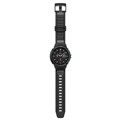 Spigen Rugged Armor Pro Case with Strap for Samsung Galaxy Watch 6 Classic (47mm) - Black