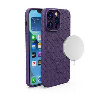 MagSafe Woven Case for iPhone 15 Pro - purple — Hurtel