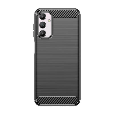 Flexible carbon pattern case for Samsung Galaxy M14 Carbon Case - black — Hurtel