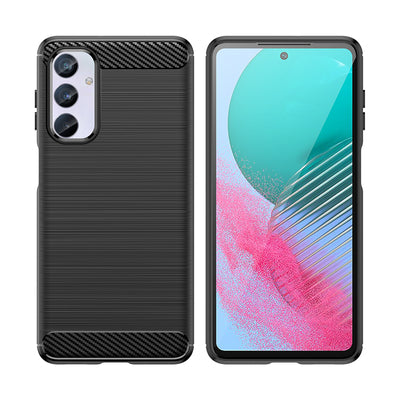 Flexible carbon pattern case for Samsung Galaxy M54 Carbon Case - black — Hurtel