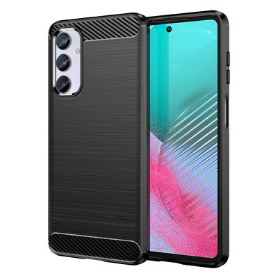 Flexible carbon pattern case for Samsung Galaxy M54 Carbon Case - black — Hurtel