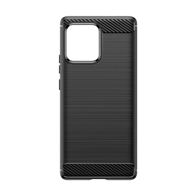 Carbon Case silicone case for Motorola Edge 40 Pro - black — Hurtel