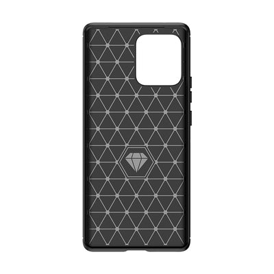 Carbon Case silicone case for Motorola Edge 40 Pro - black — Hurtel
