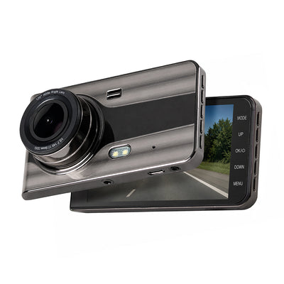 DVR979G Full HD G-sensor LCD car video recorder with reversing camera - beige — Hurtel